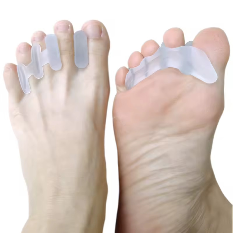 1 Pair Silicone Gel Toe Separators Straighteners Bunion Hammer Toe Correctors