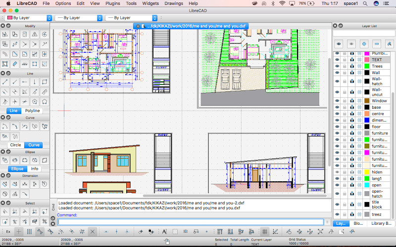 2025 Libre CAD 2D Design Software for Windows/Mac, PDFs, Install Guide, Manual