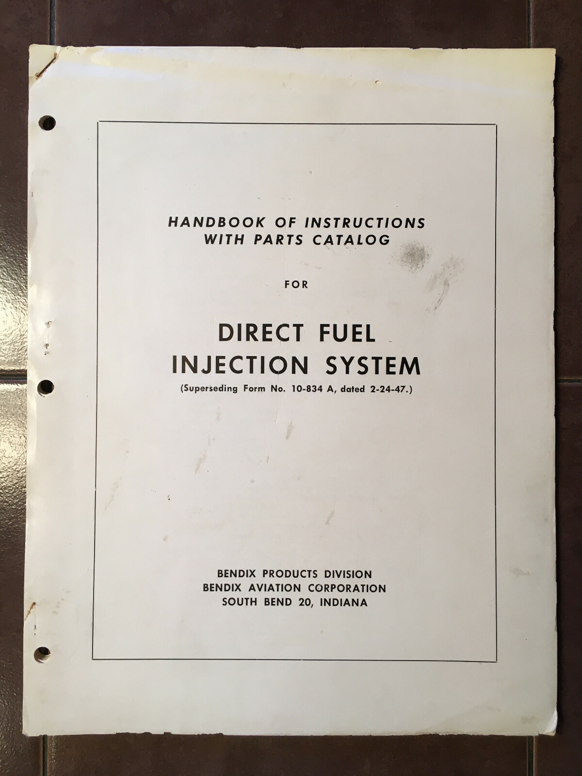 Stromberg Fuel Injection System on Wright R-3350 Service & Parts Manual