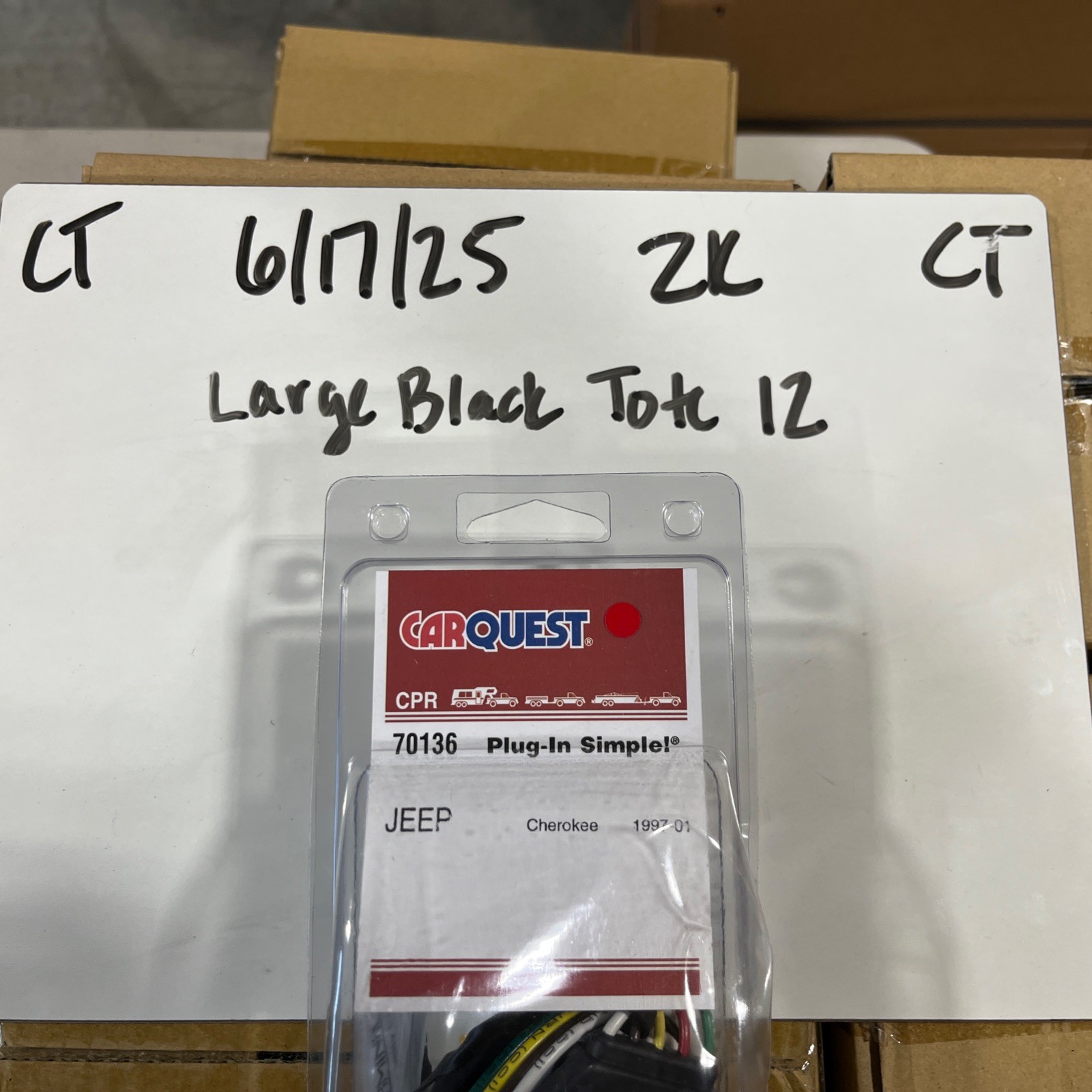 CarQuest Trailer Wiring Kit 70136 Jeep Cherokee 97-01