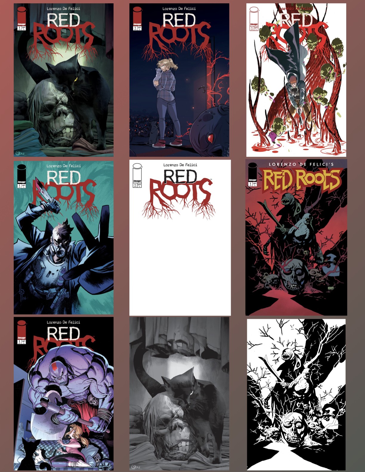 Red Roots #1 - Pick Your Cover