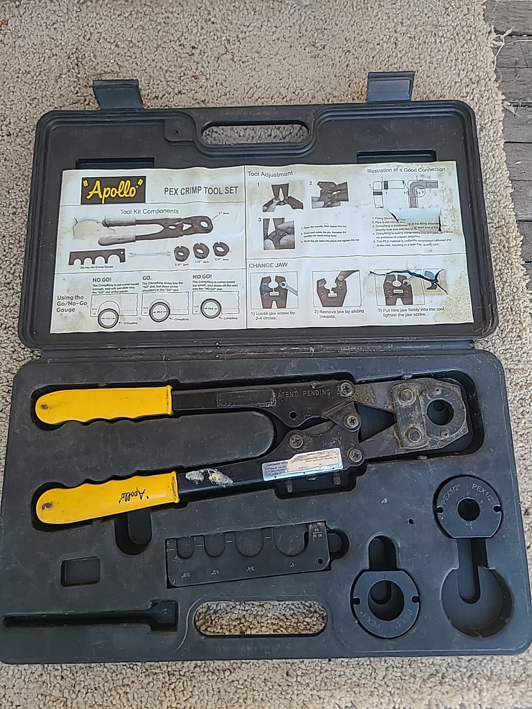 Apollo Pex Crimp Toolset Read Discription