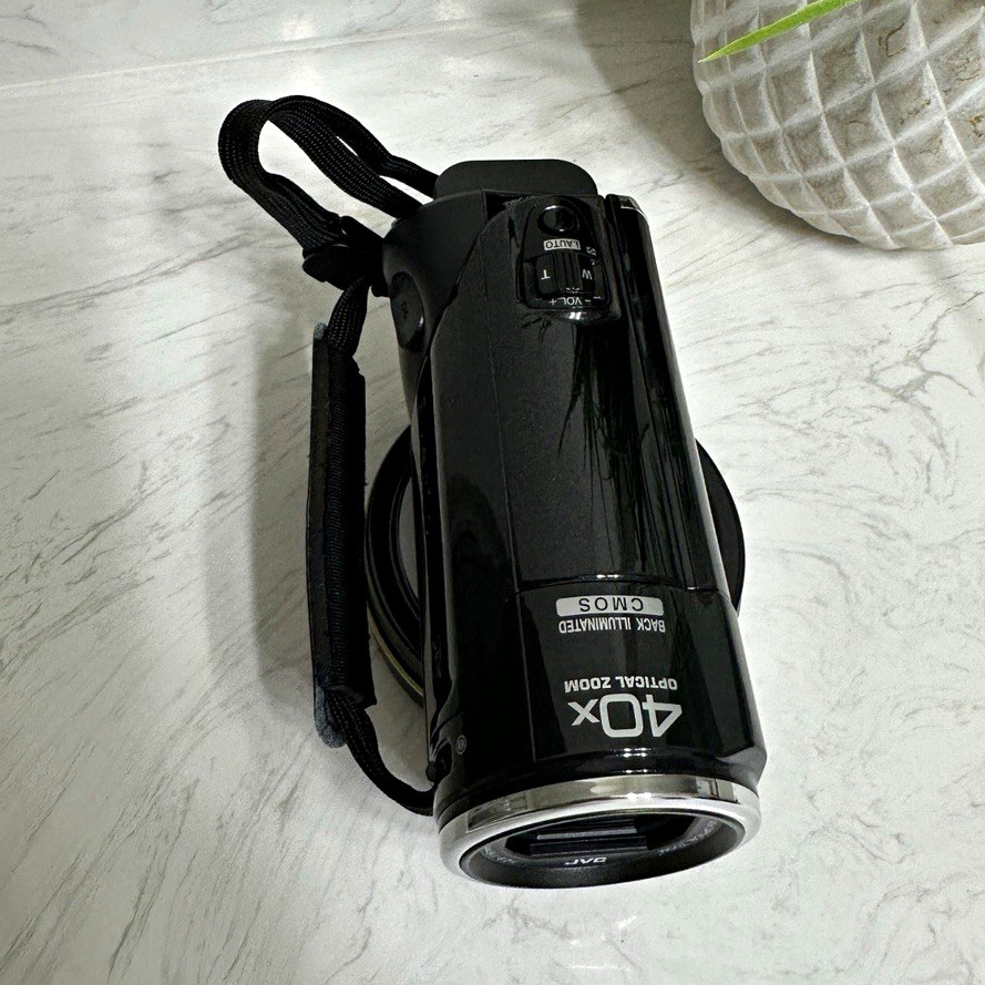 JVC Everio Full HD Handheld Camcorder 40x Optical Zoom 3" LCD Black