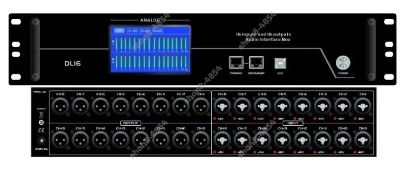 DL16 Dante Audio Interface | 16-Channel Conversion Processor for Stage Equipment