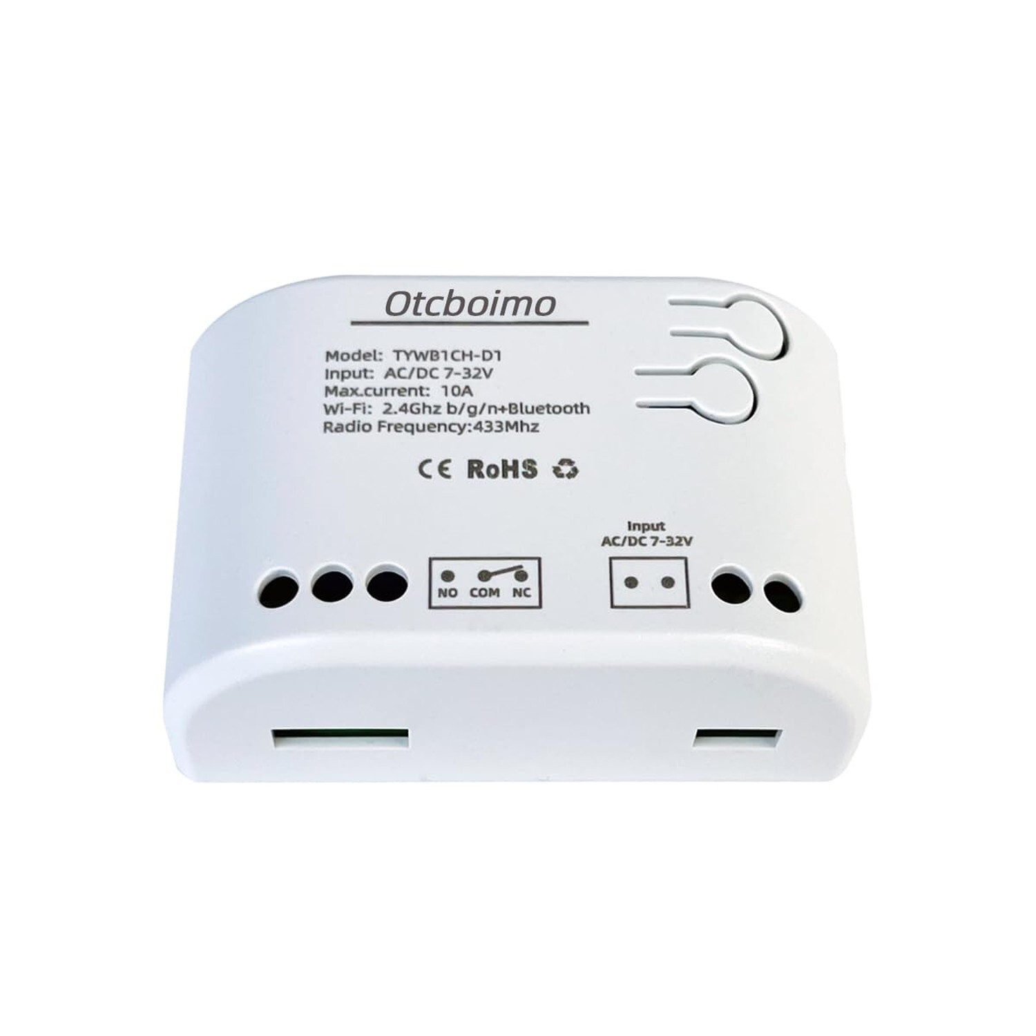 Smart WiFi Wireless Relay Switch Module, Tuya 1CH AC/DC 7-32V/ USB 5V Smart L...