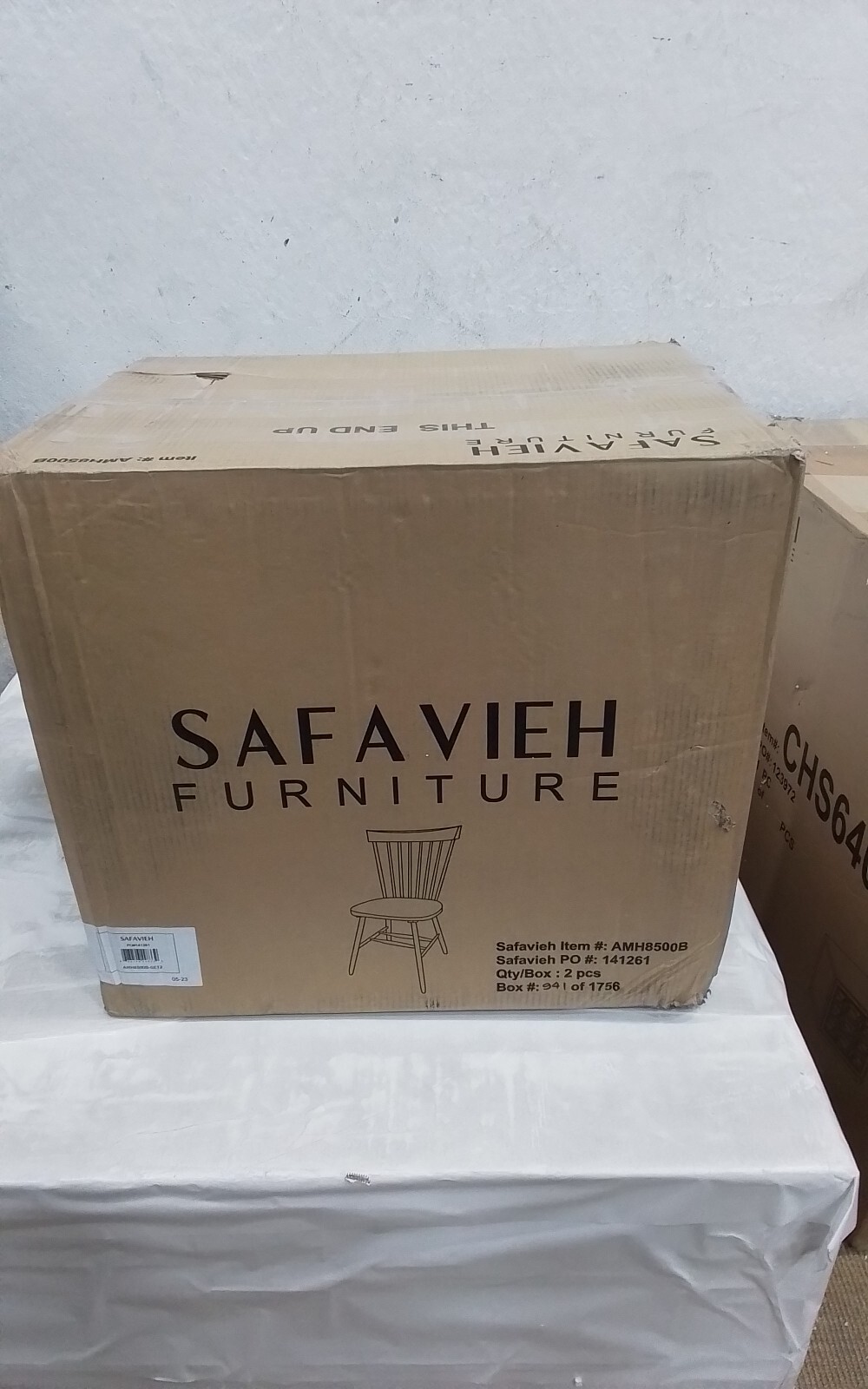 Safavieh PARKER SPINDEL SIDE CHAIR, Reduced Price 2172732904 AMH8500B