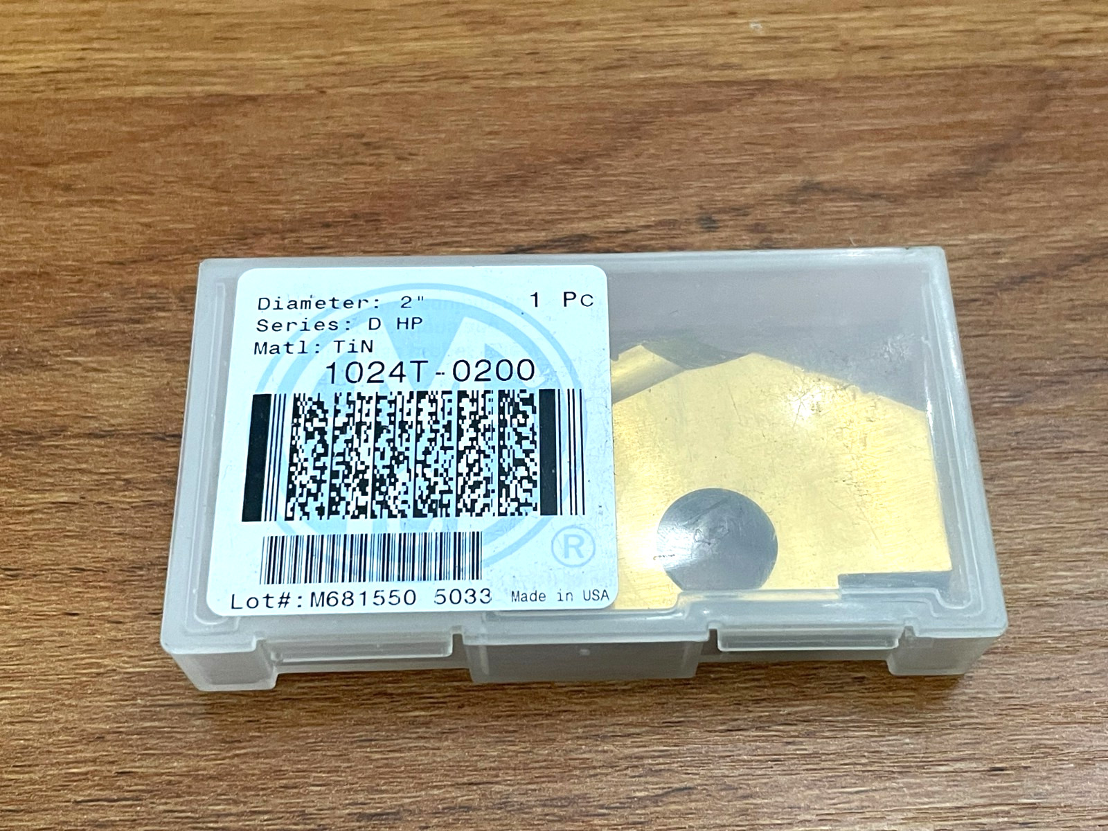 High Performance Allied Spade Insert 2.0" DIA TiN Coated 1024T-0200