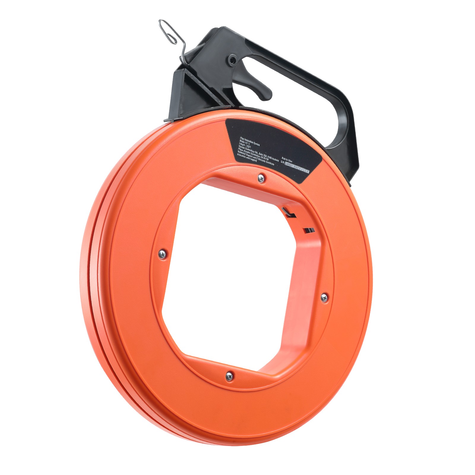 Fish Tape Wire Cable Line Puller 240ft 1/8 in Steel with High Plastic Case