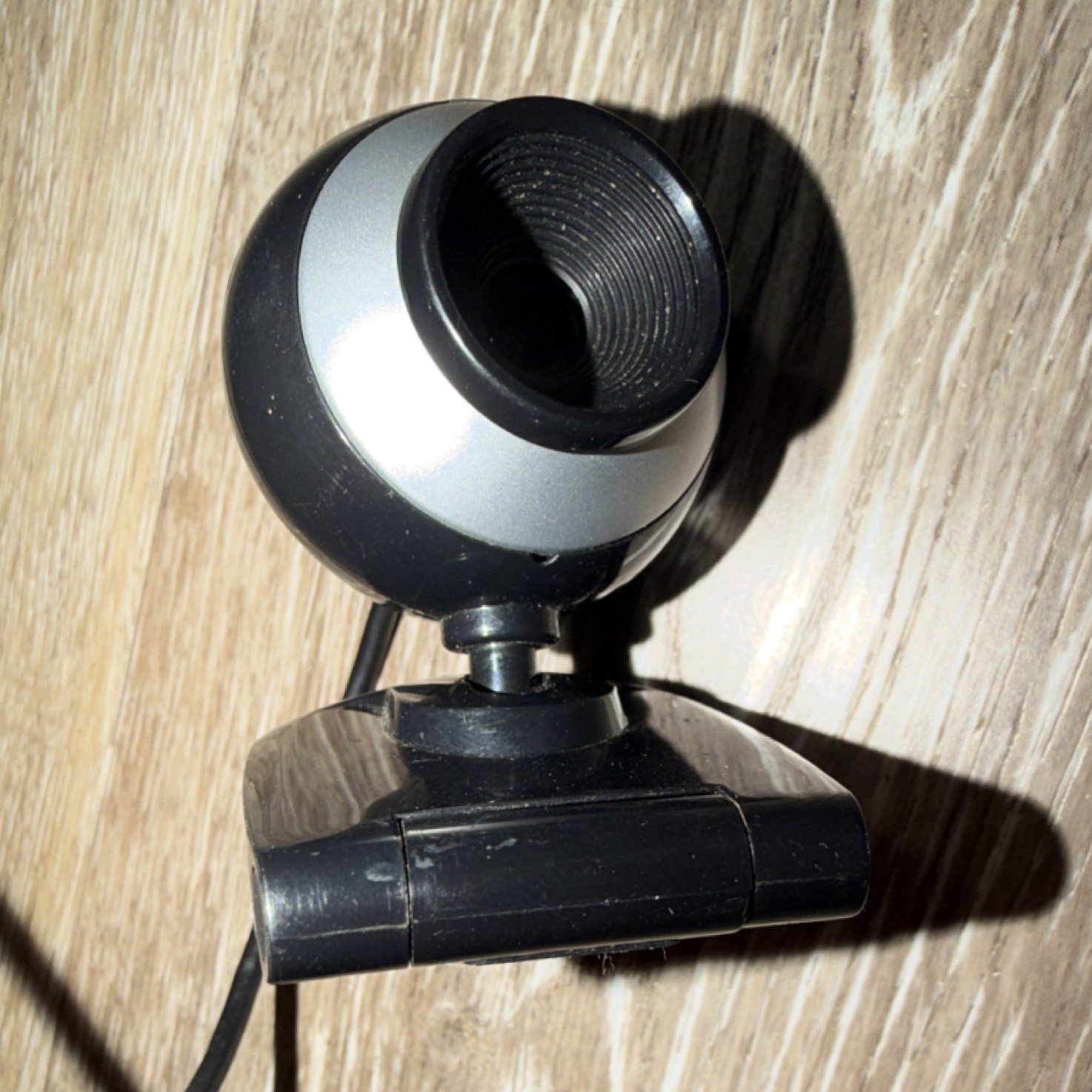 HP Pro Webcam Rev 2.0 AU165AA USB 2.0 Clip-On Black Silver Computer Web Camera