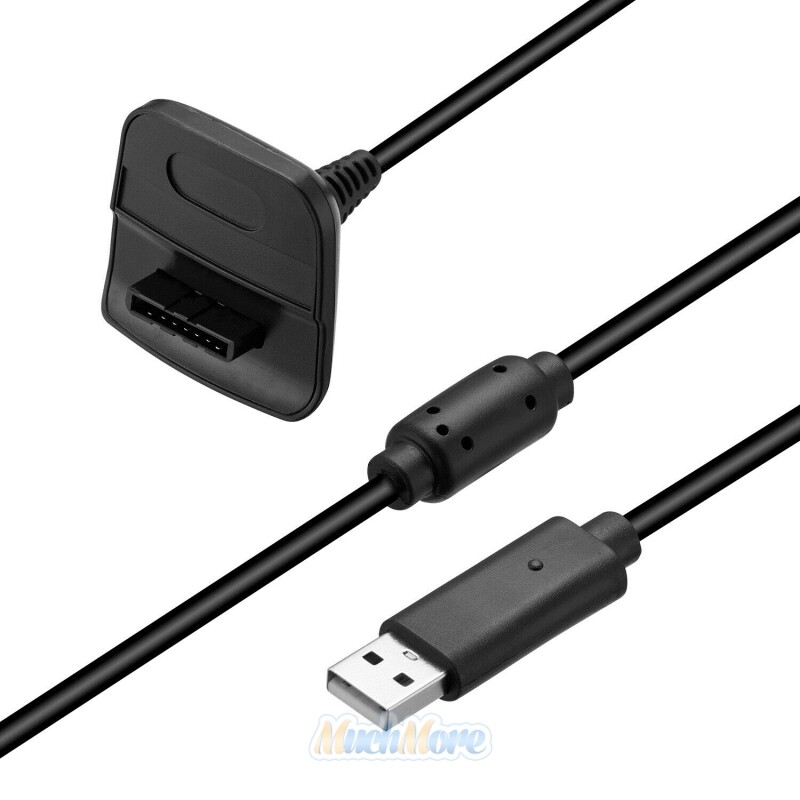 4x Rechargeable Battery Pack Charger Cable Dock For Xbox 360 Wireless Controller