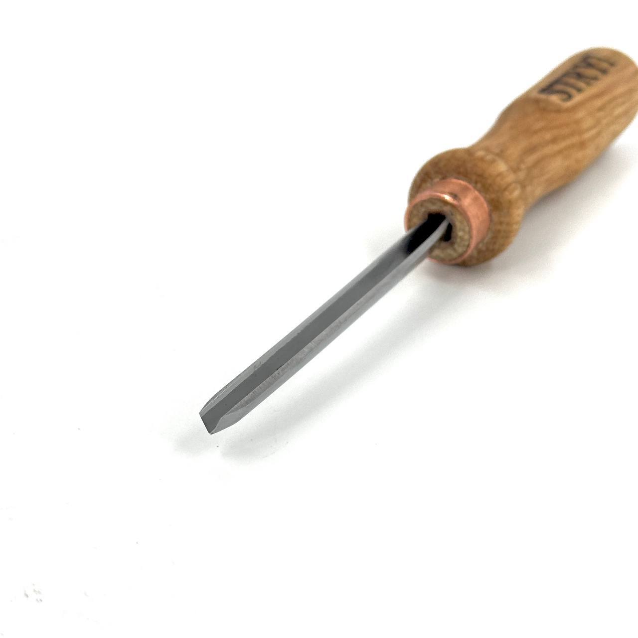 V-parting Chisel 60° for Relief Carving, Woodcarving Tool, Gouge for Woodwork
