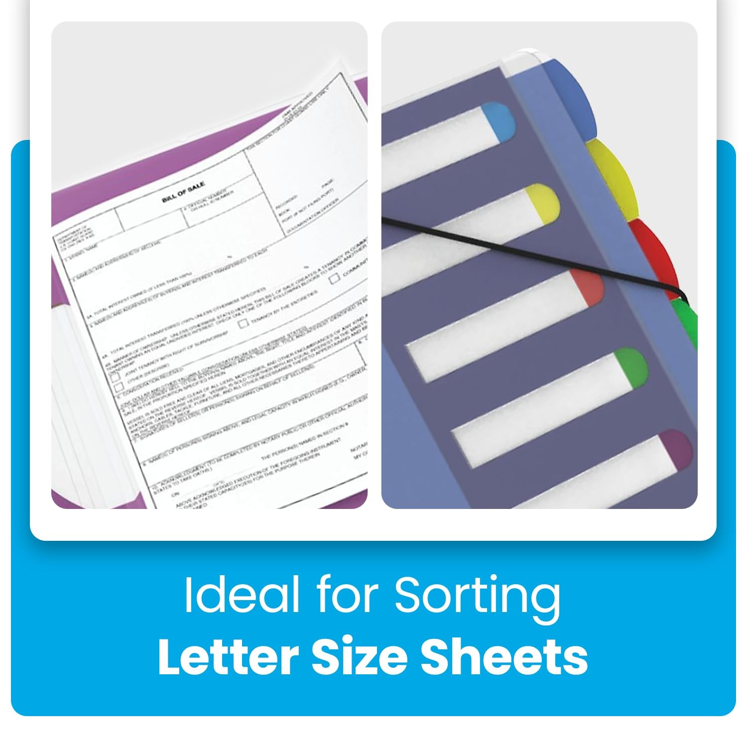 PileSmart Project Sorter, Letter Size (50995)