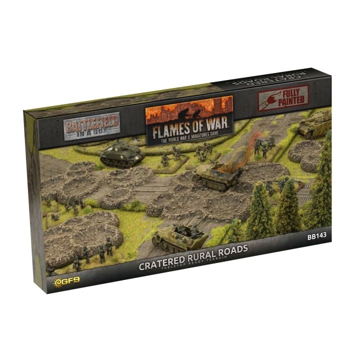 Battlefront Miniatures Flames of War Cratered Rural Roads Terrain FOW BB143