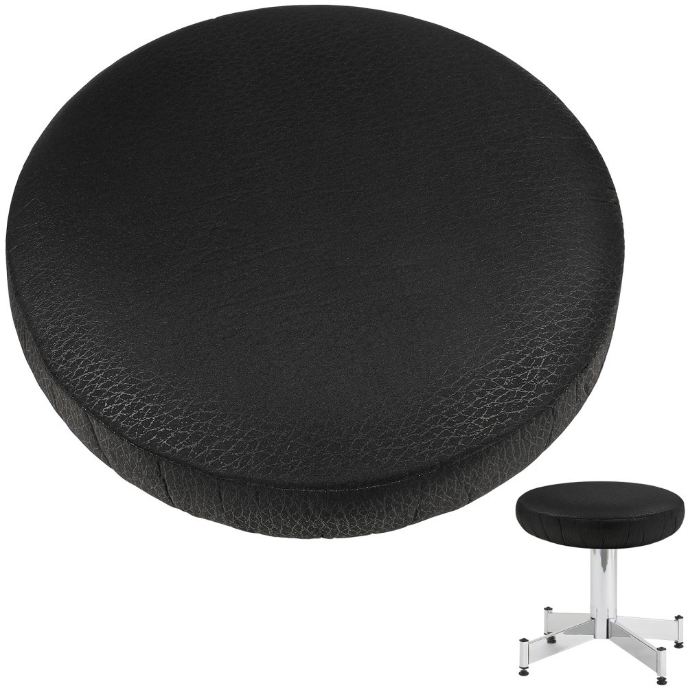 Elastic Round Stool Cover Thick Cotton Polyester Fiber Seat Cushion Protector