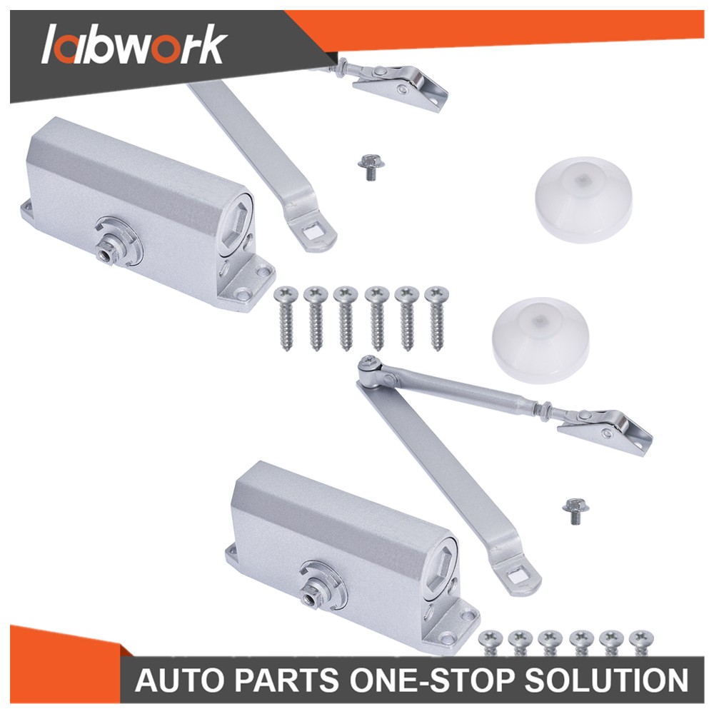 Labwork Aluminum Door Closer Two Independent Valves Control 2 Pack 25-45KG New