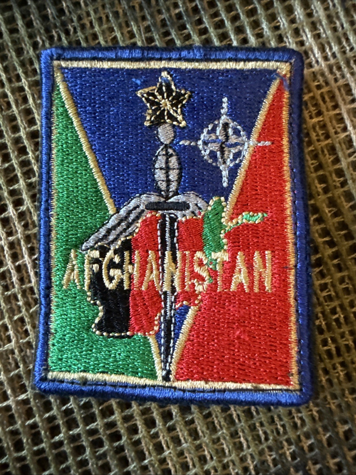 French Foreign Legion  Afghanistan Deployment Patch -color