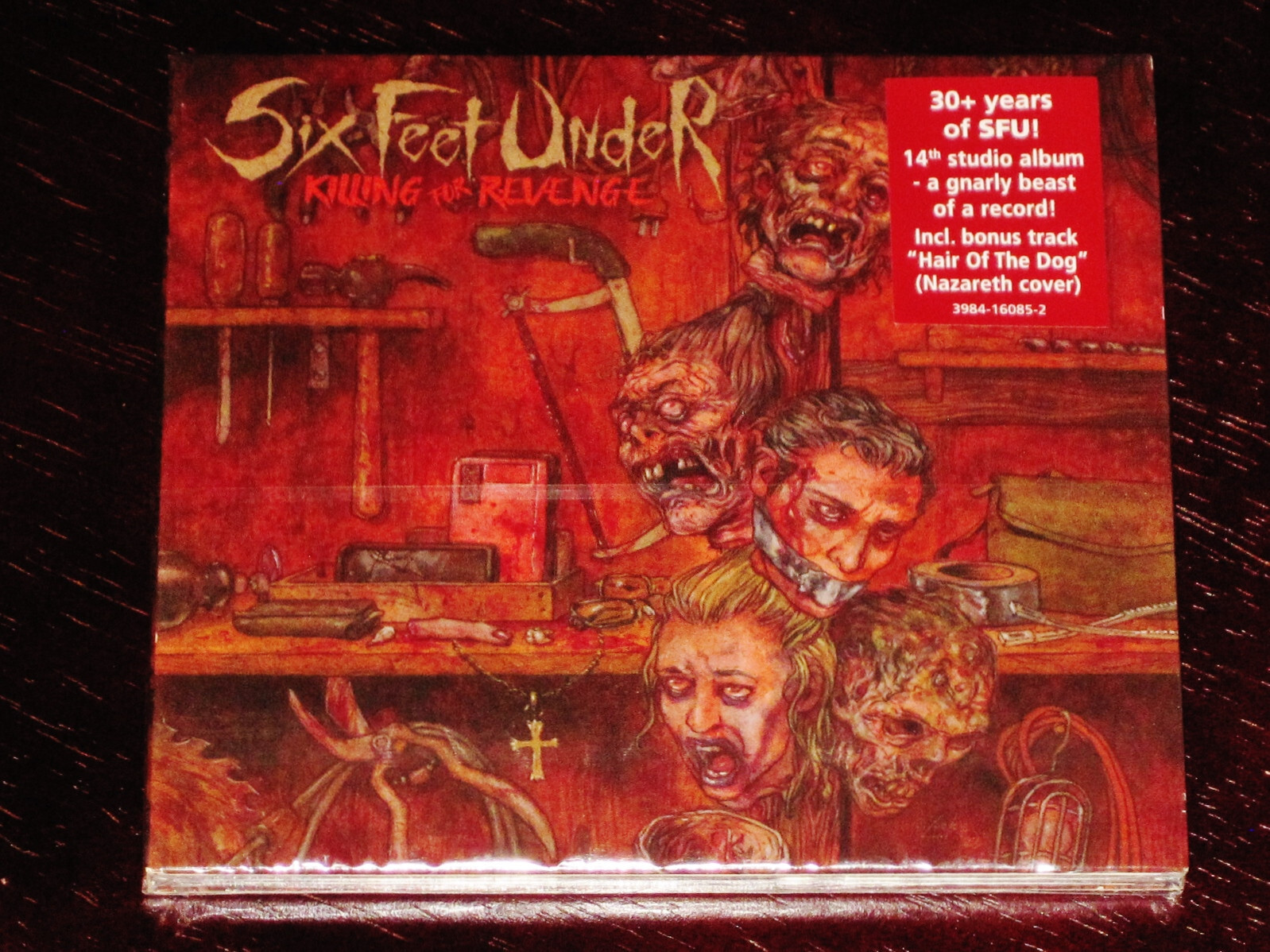 Six Feet Under: Killing For Revenge CD 2024 Bonus Track Metal Blade Digipak NEW