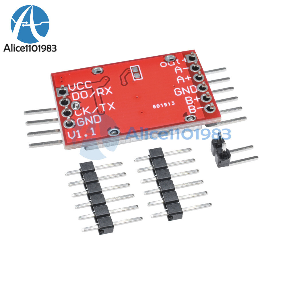 Weighing Sensor AD Module Dual Channel 24-bit A/D Conversion HX711 Shieding AL