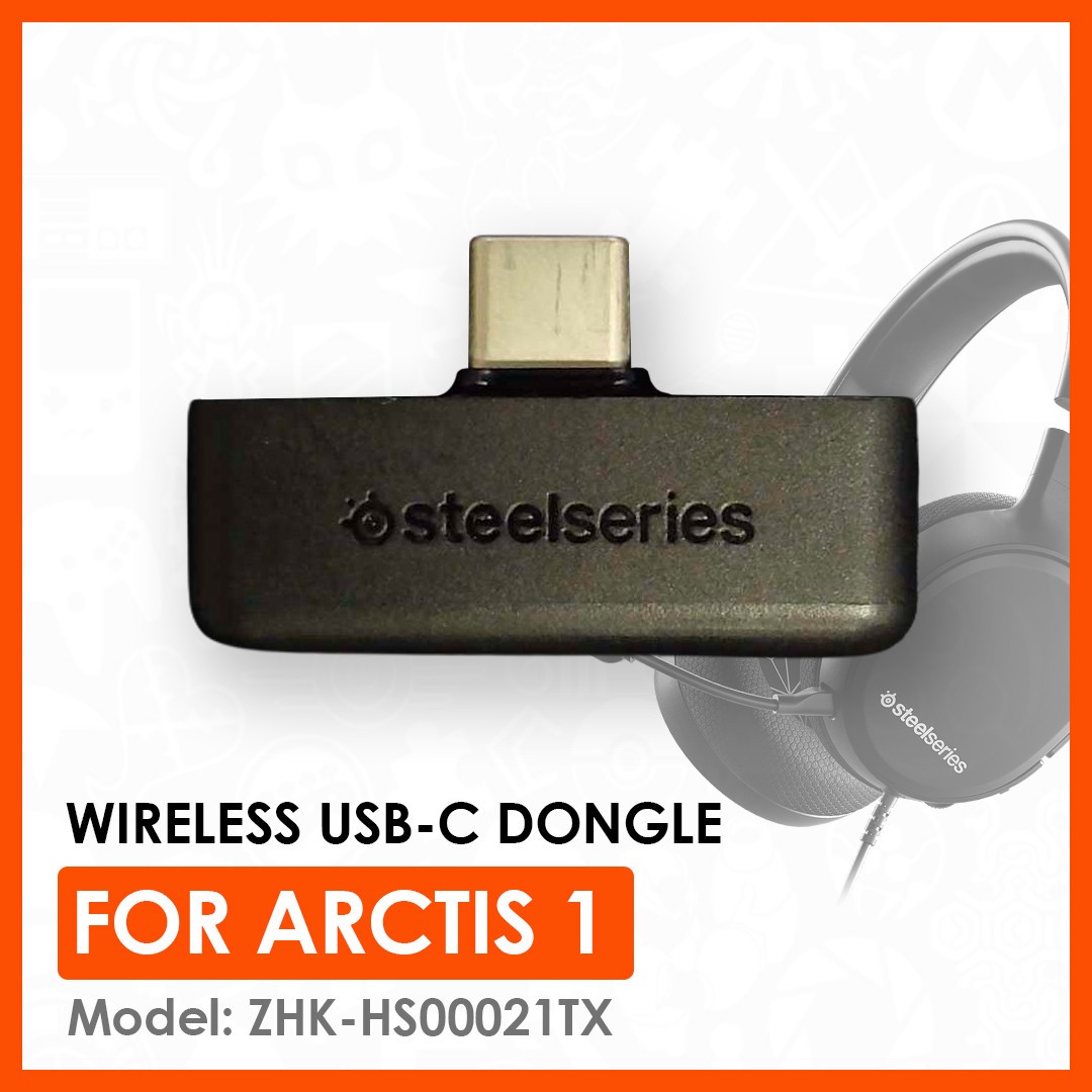 Genuine Steelseries USB-C Wireless Dongle For SS Arctis 1 | ZHK-HS00021TX Black