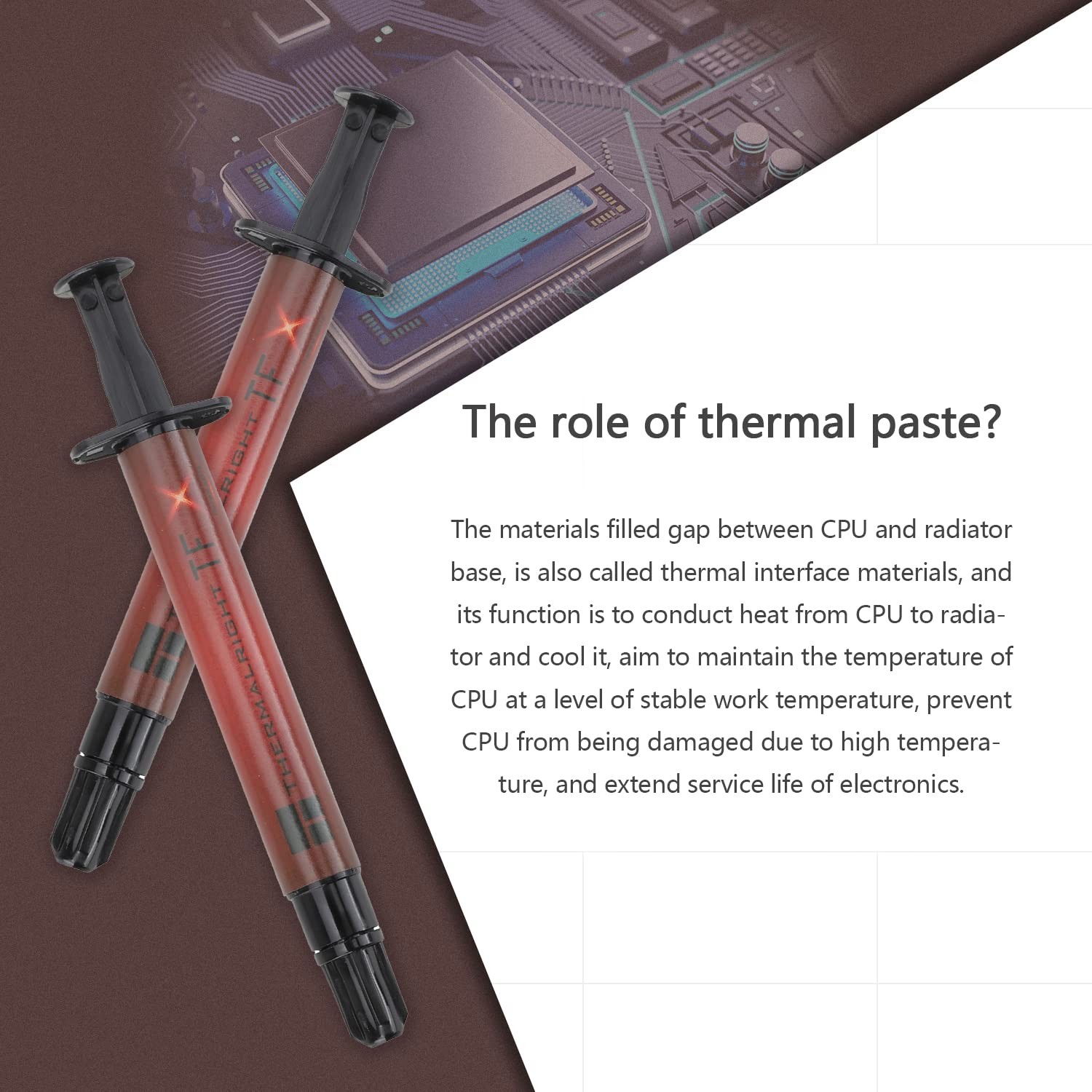 Thermalright TFX 2g Thermal Paste,The High Performance Thermal Grease for Coo...