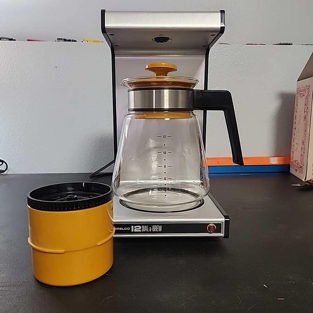 Vintage Norelco Dial-a-Brew Electric 12 Cup Coffee Maker HB-5170 Retro 70s