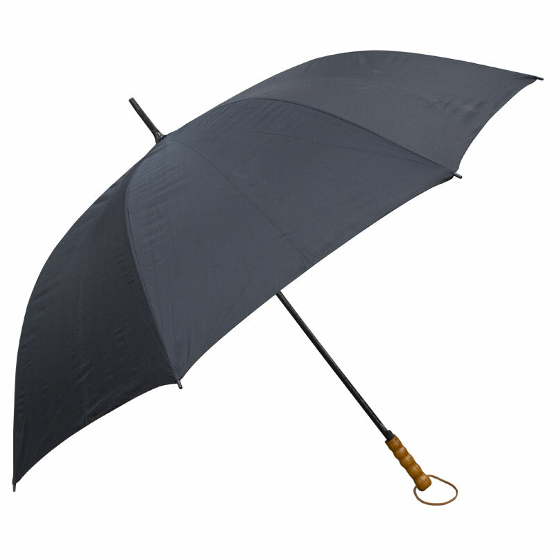 Large Escorting Umbrella for Chauffeurs and Doorman Black 60" Dia