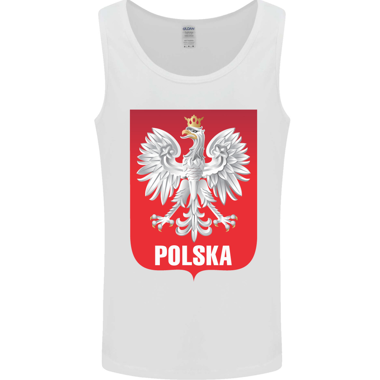 Polska Orzel Poland Flag Polish Football Mens Vest Tank Top