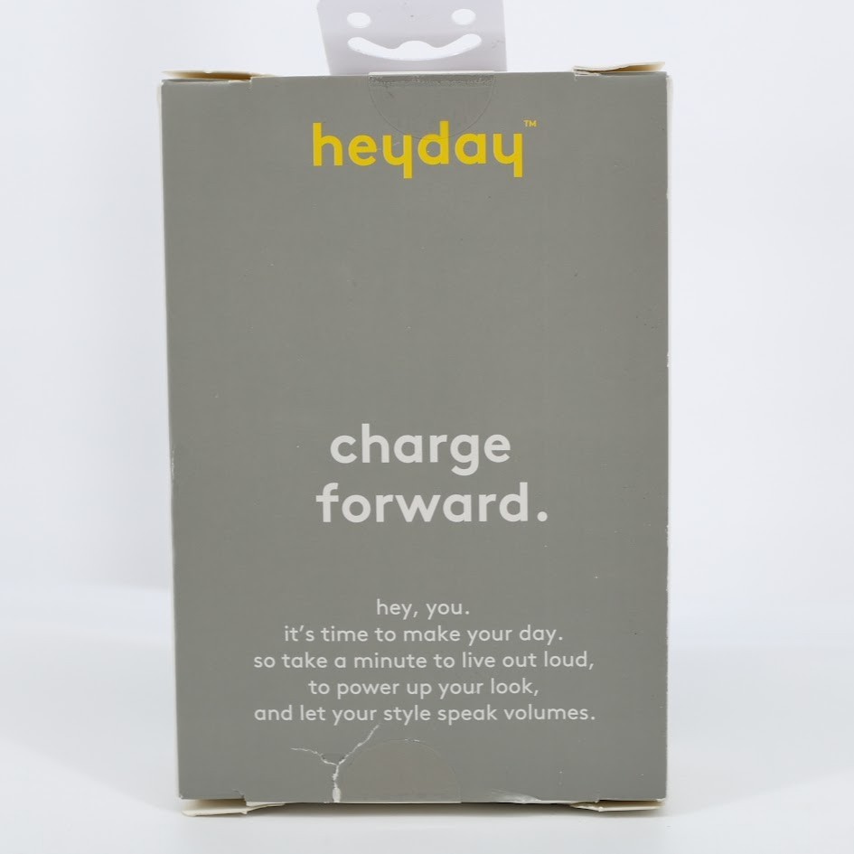 heyday 2-Port USB-A USB-C Wall Charger + 6' Lightning USB-C Cable MFi Certified