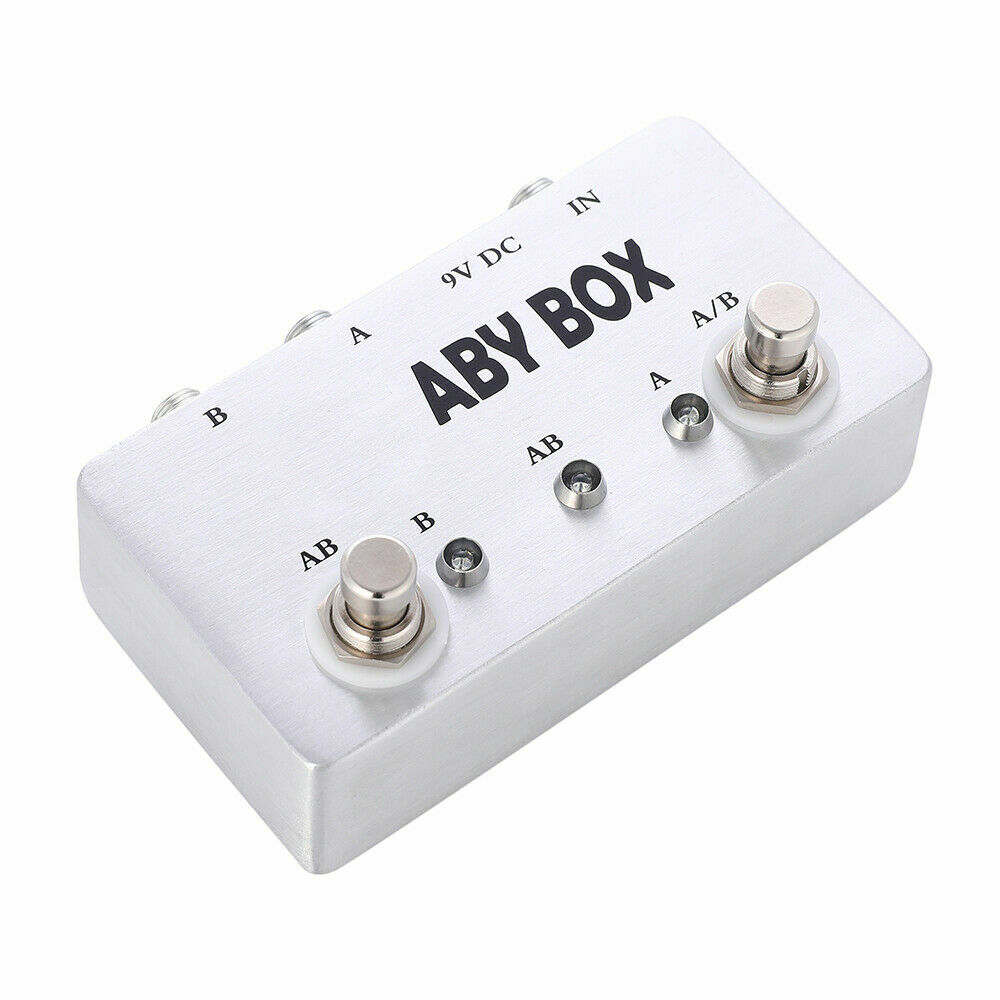 Hand Made ABY Selector Combiner Switch AB Box Pedal-TRUE BYPASS
