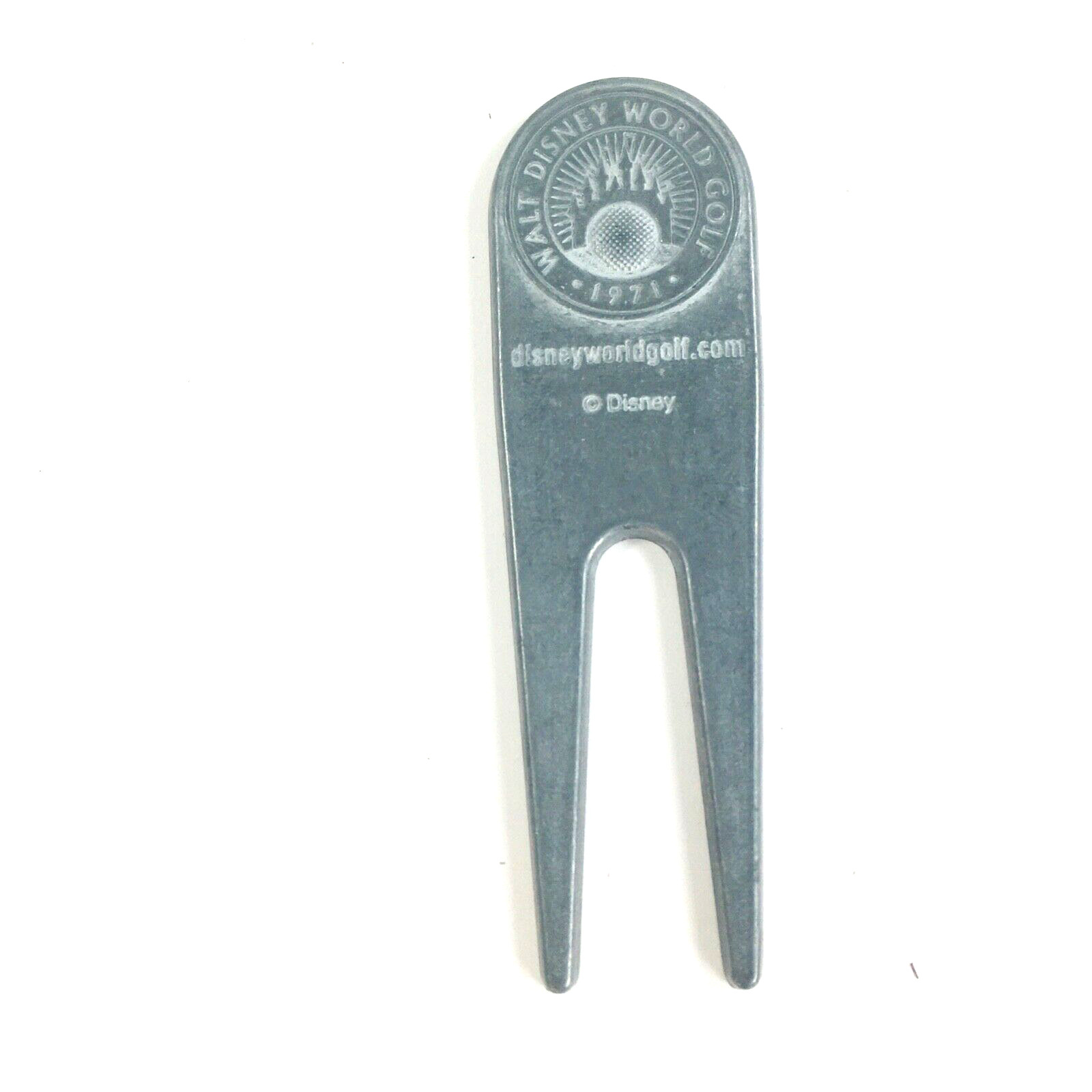 Vintage Walt Disney World Golf 1971 Collectible Metal Divot Repair Tool 2.75”