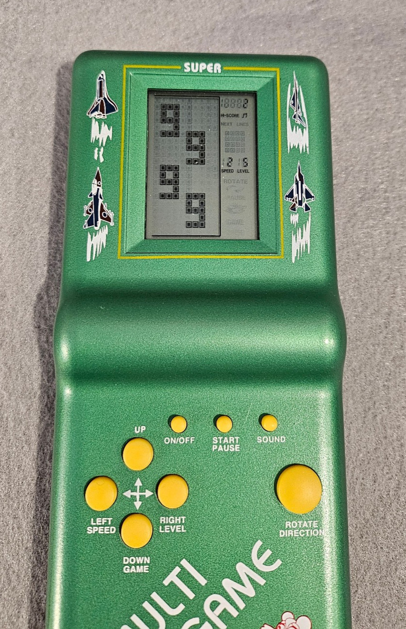 Vintage E-9999 Super Mouse Multi Game Electronic Handheld, Works