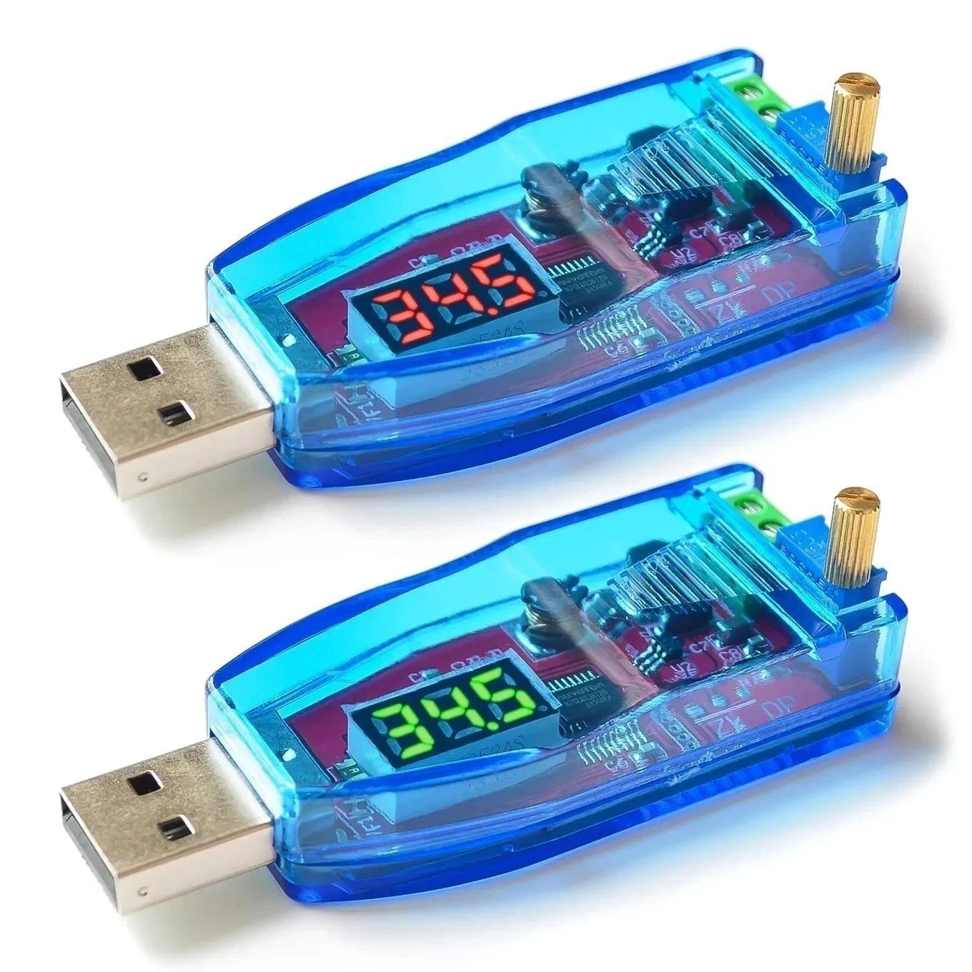 1PC Red DC 5V to 1-24V USB Step Up Down Power Supply Module Buck Boost Converter