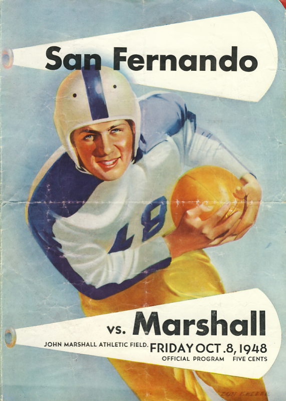 1947 San Fernando v Marshall H.S. Program California