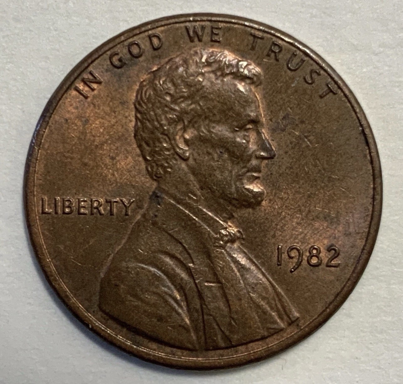 1982 P Lincoln Cent Copper Small Date (CIRCULATED)