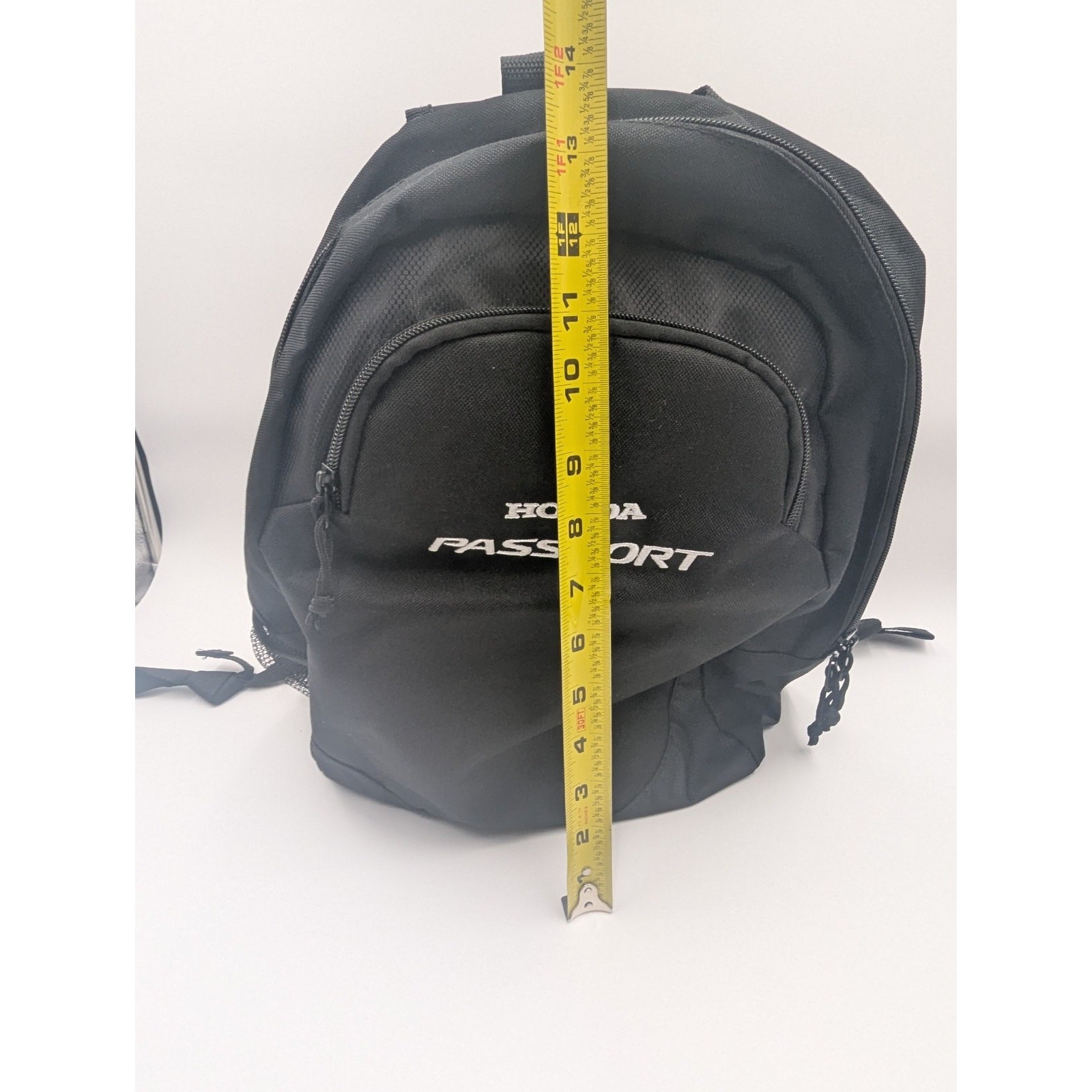 Honda Passport 2 Strap Zip Up Backpack Black/White bag