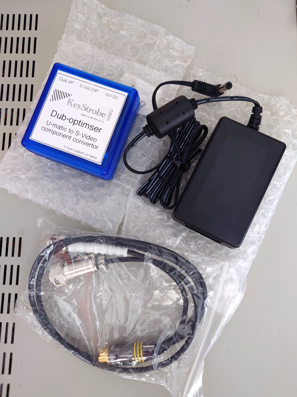 NEW Keystrobe Dub Optimiser U-Matic 7-pin Dub to S-Video Converter NTSC, PAL~USA