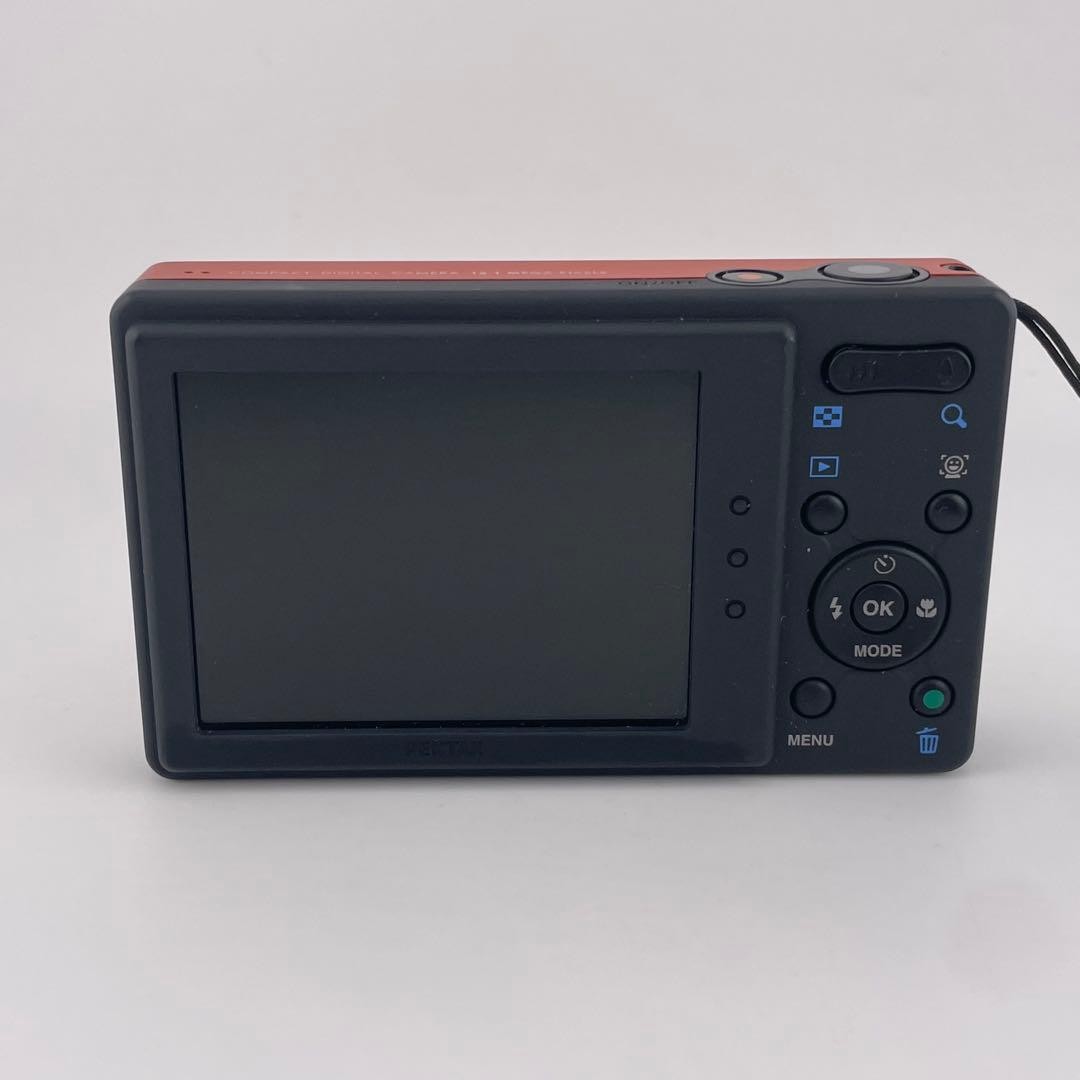 PENTAX Optio H90 Orange Compact Digital Camera Tested Excellent Condition