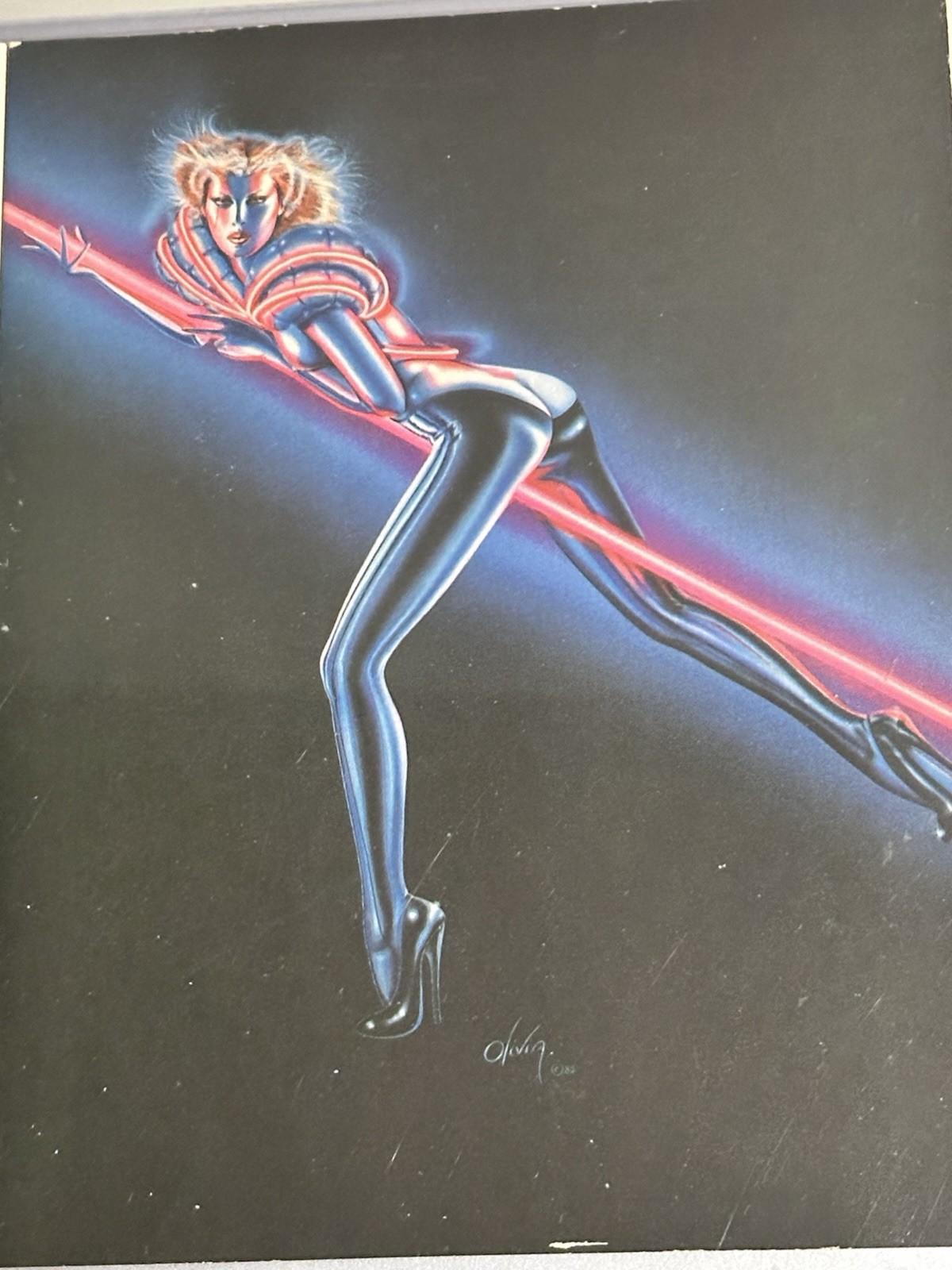 Olivia De Berardinis 1985 Greeting Cards, 5 X 7, lot of 5, Erotic Images