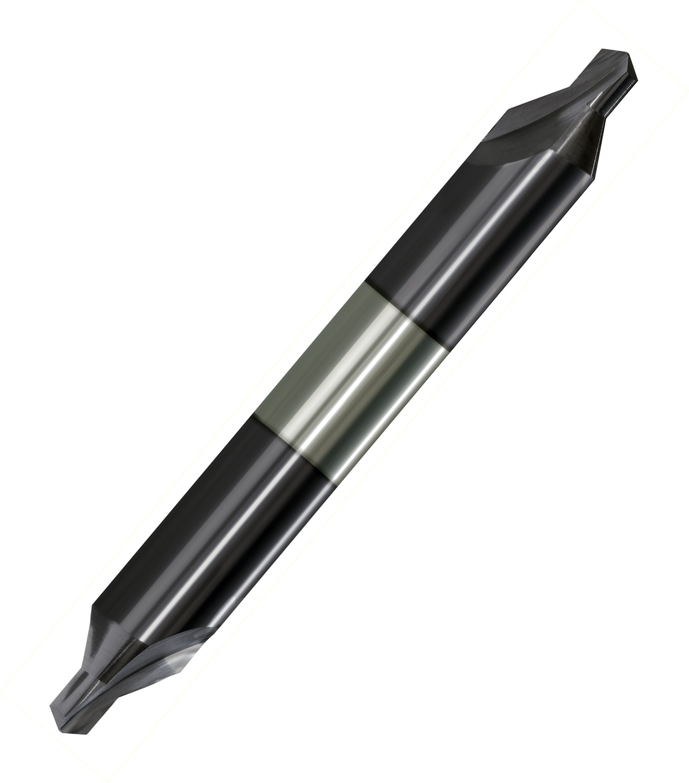 '0' 60 Degree ALTiN Carbide Center Drill(.031" Point, .125"Body)Double End USA