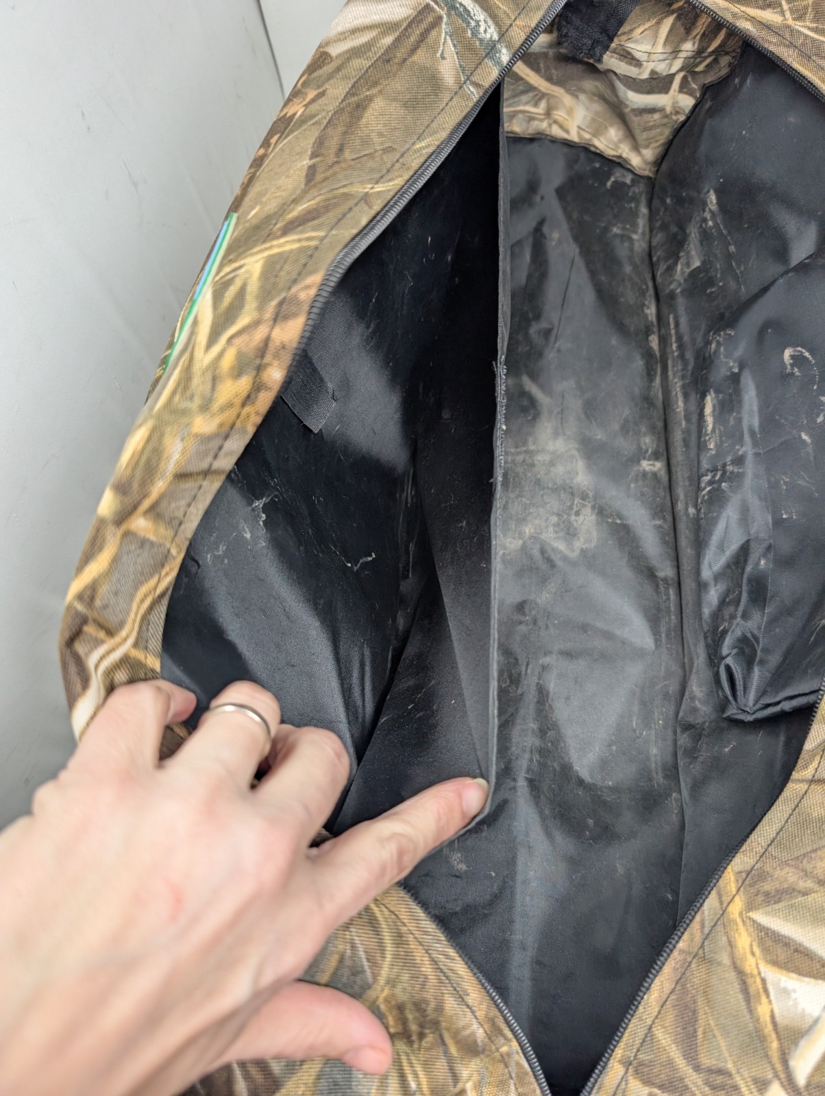 Splash Cool Waterfowl Gear Hunting Bag Realtree Advantage Max 4 HD Camo VTG