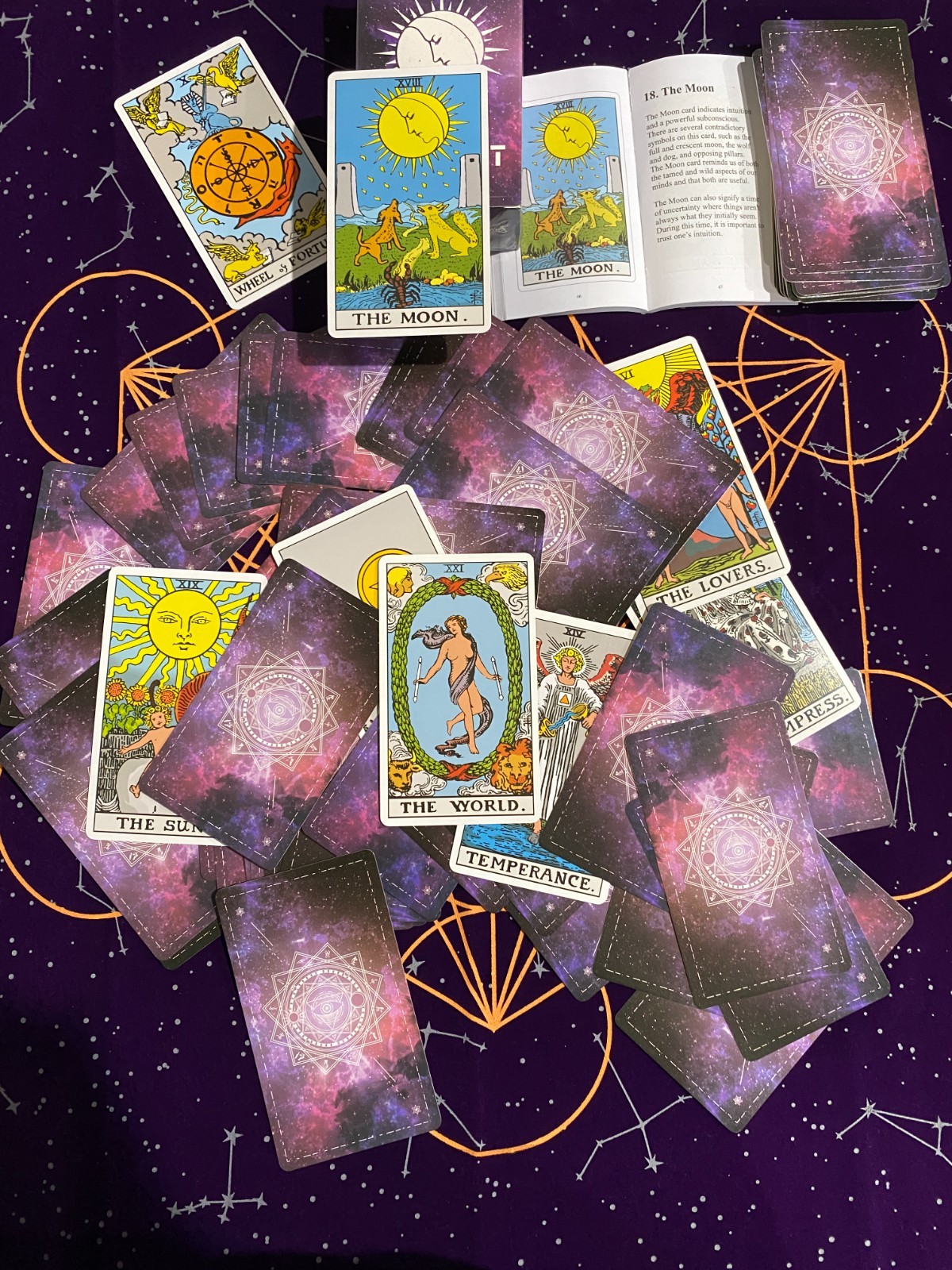 *Tarot Card Deck for Beginners with Guidebook *NEW COLORS & STYLES Aquamarine*