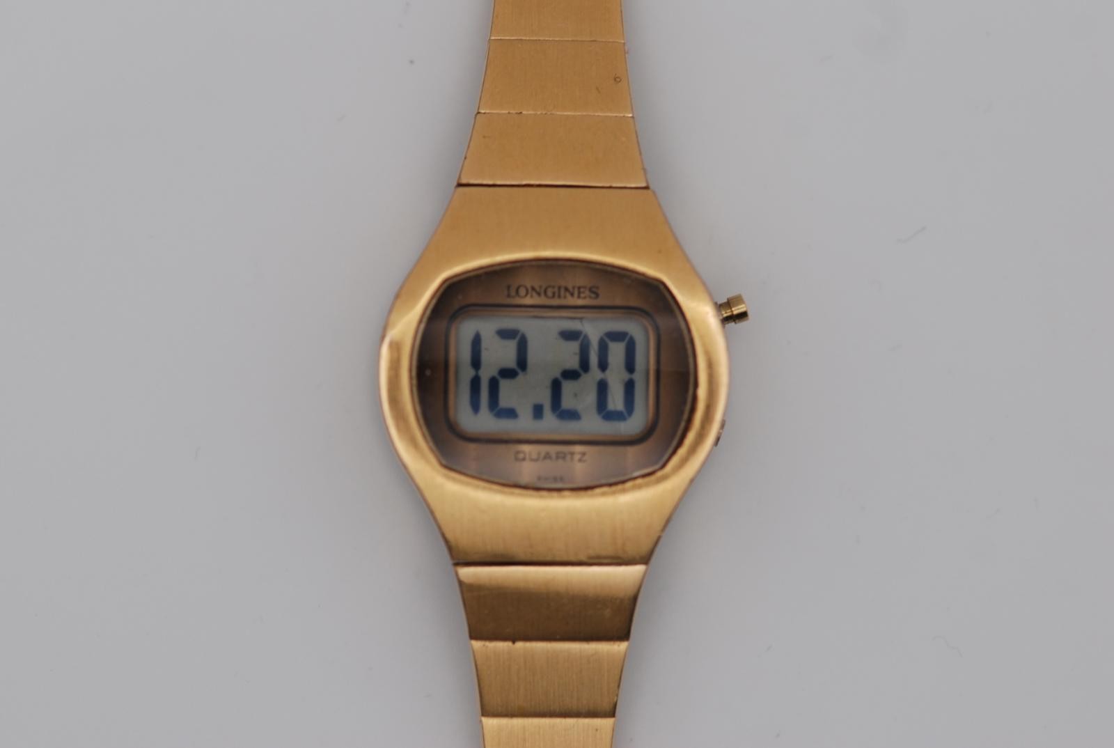 Longines LCD Digital Watch France Case 27mm