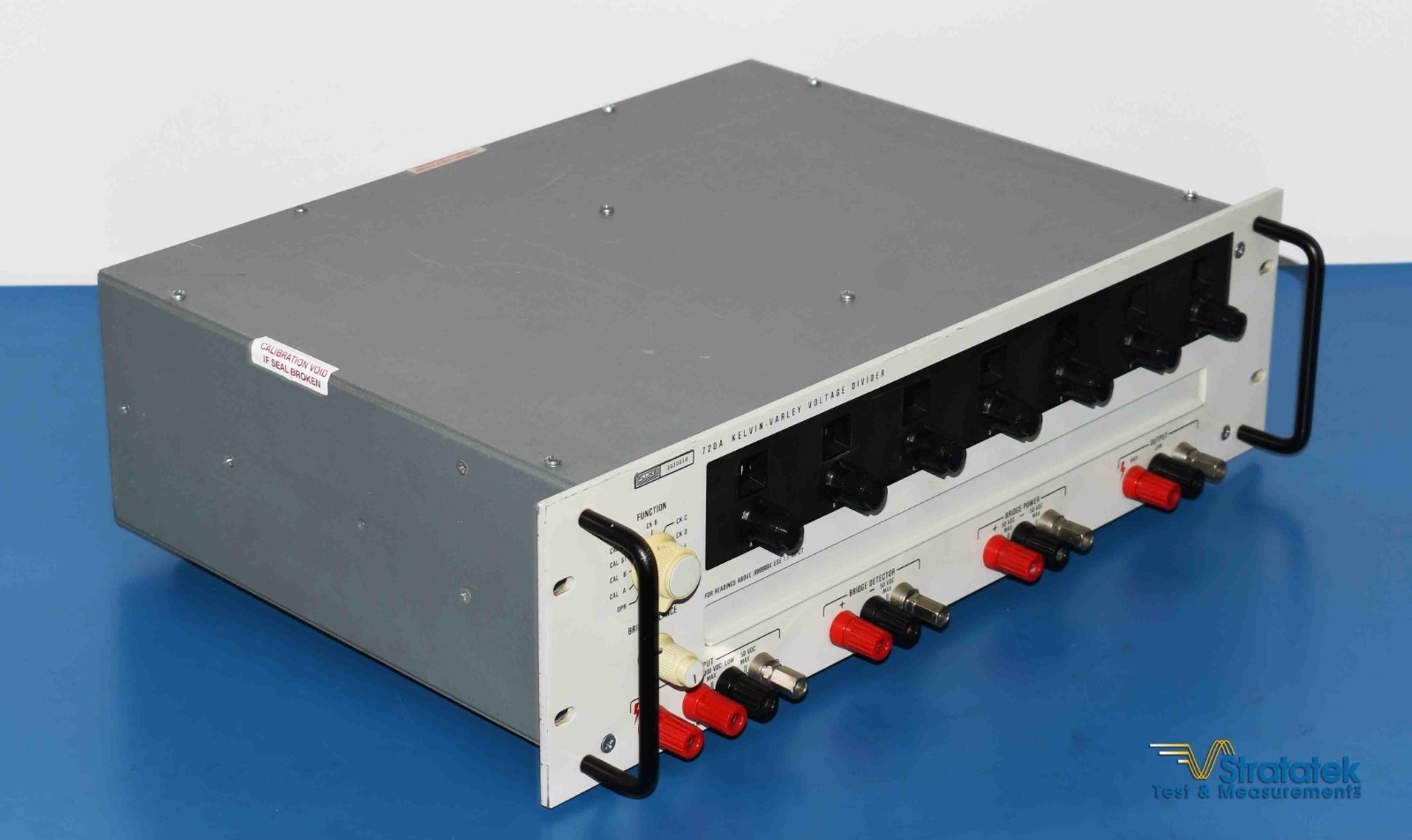 Fluke 720A Kelvin-Varley Divider Primary Ratio Standard 0.1ppm Input Linearity