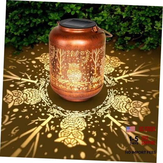 Birthday Gifts for Women Mom, Grandma - Solar Lanterns Outdoor 1.0 Owl