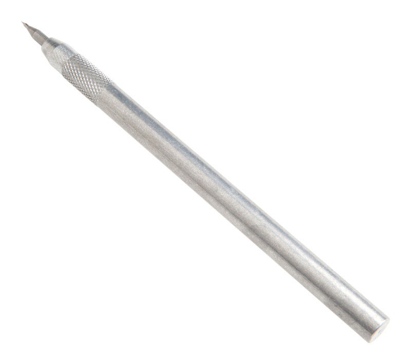 Forney 70714 Aluminum Tungsten Carbide Tip Knurled Handle Premium Scribe