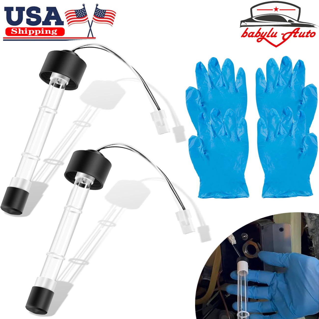 2Set 6472-841 Pool & Spa Bulb for Clear Ray XL Hot Tub UV Bulb Light For Jacuzzi