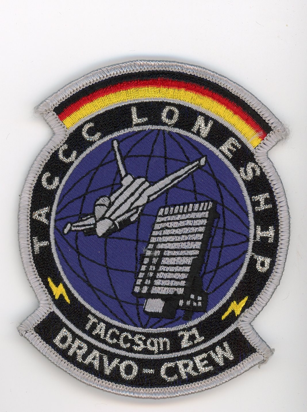 PATCH GERMANY LUFTWAFFE EUROFIGHTER TACC SQDN 21ST BRAVO CREW SEW ON PARCHE