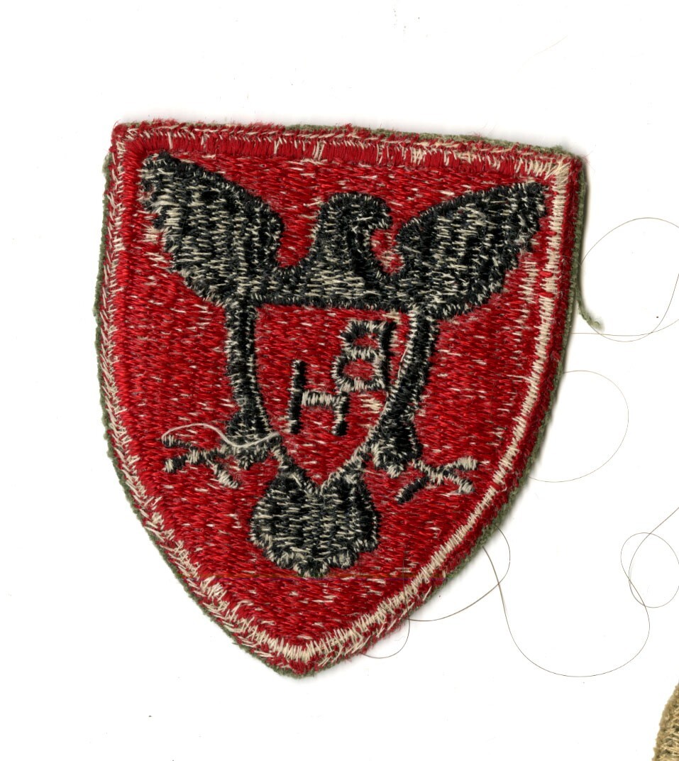 86th Infantry Division White Back Patch WWII Original Germany Europe