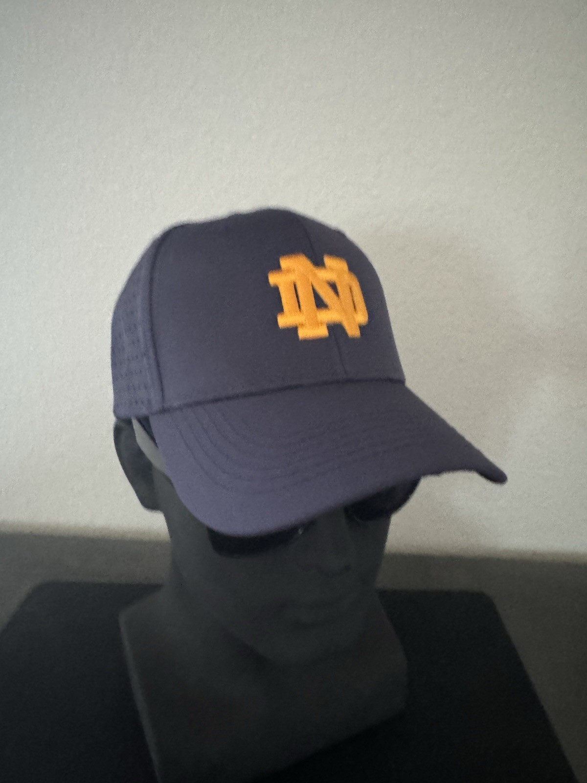 RETRO Notre Dame Fighting Irish ND Logo Moisture Wicking SnapBack Hat NEW ☘️