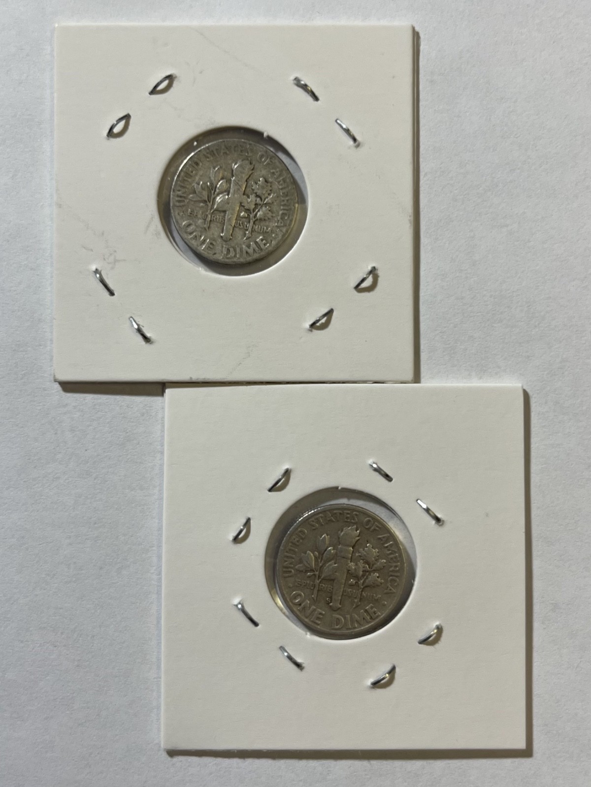 1950 and 1952 Roosevelt Silver Dime 90% Silver!